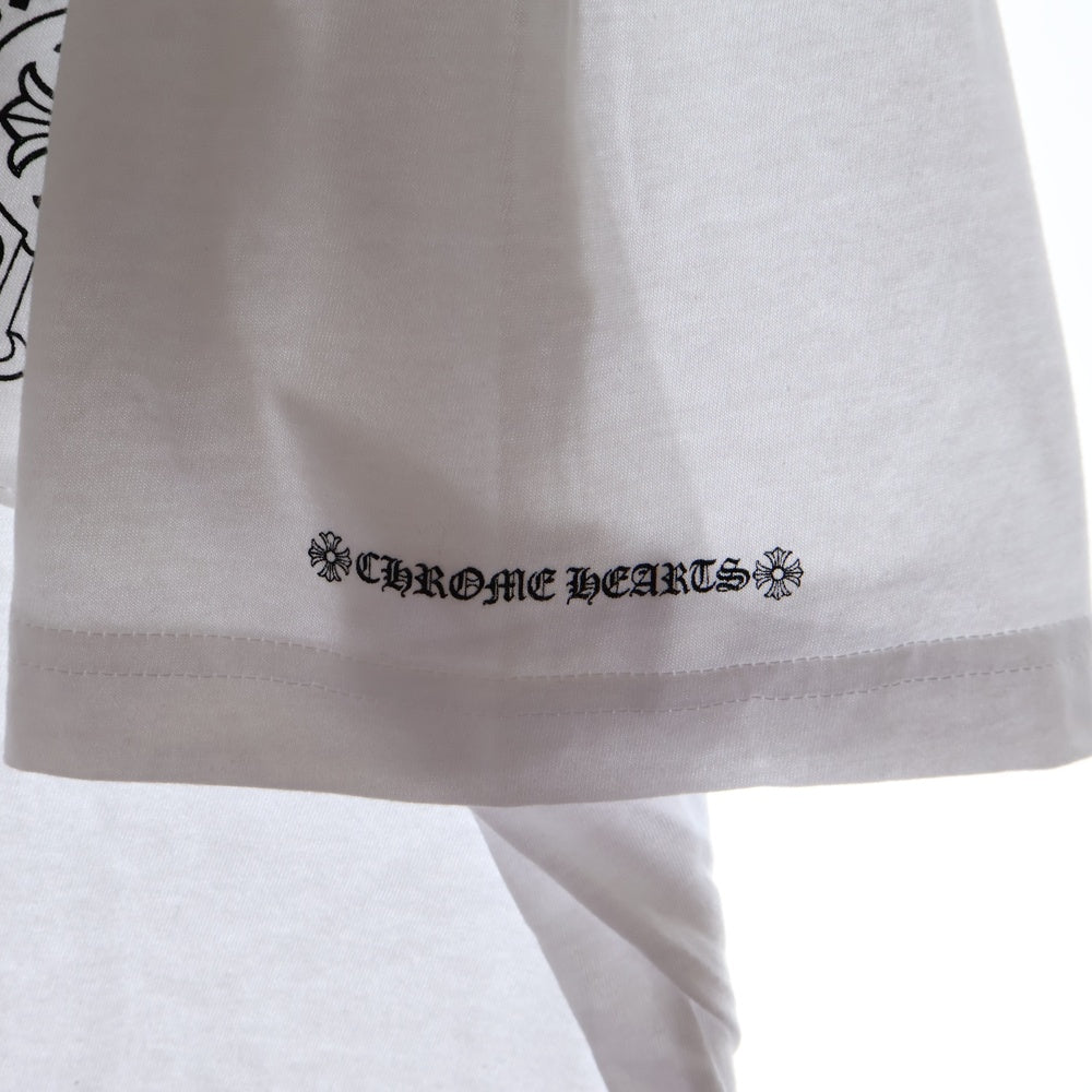 CHROME HEARTS(クロムハーツ) Horseshoe S/S Tee ホースシューロゴ半袖Tシャツ ホワイト