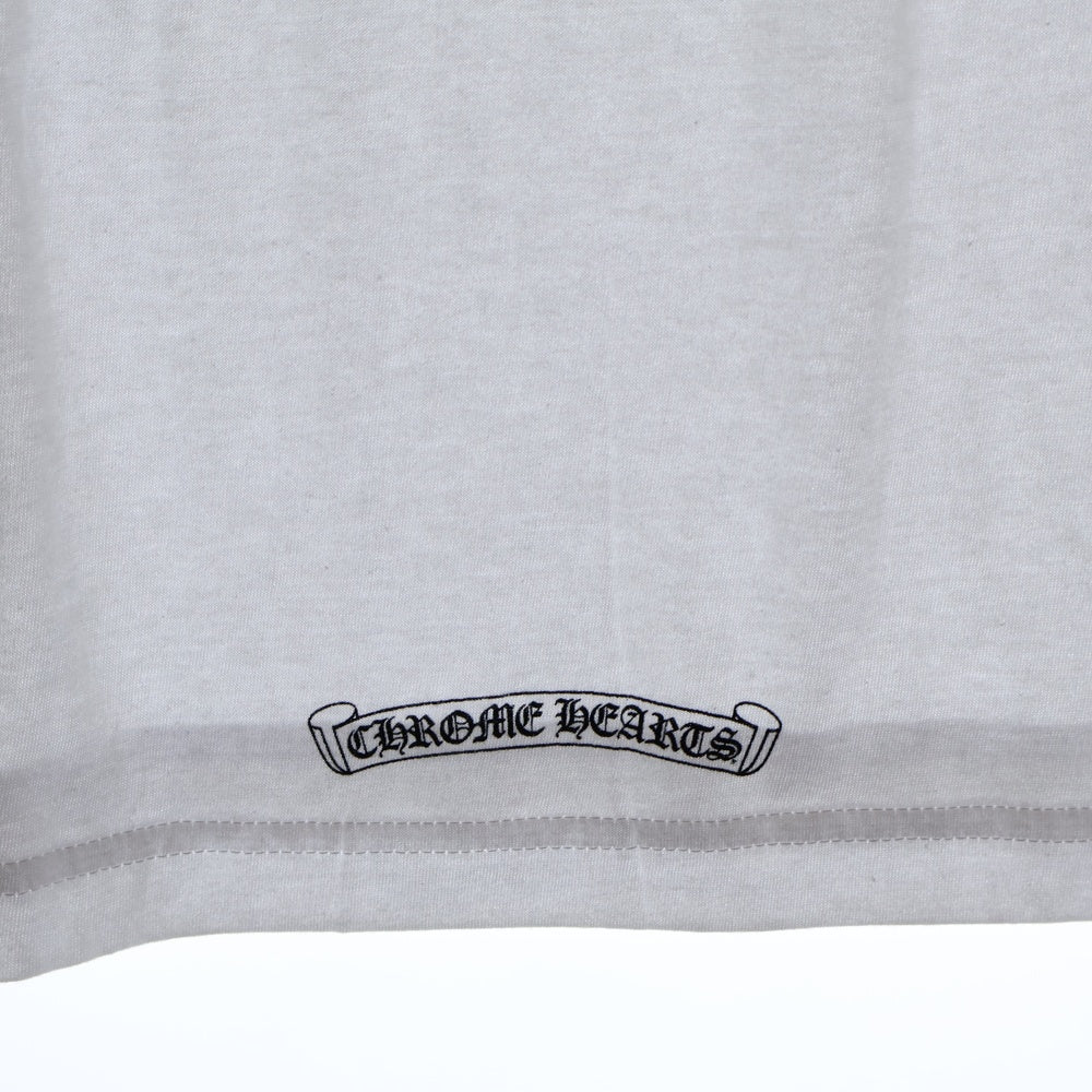 CHROME HEARTS(クロムハーツ) Horseshoe S/S Tee ホースシューロゴ半袖Tシャツ ホワイト