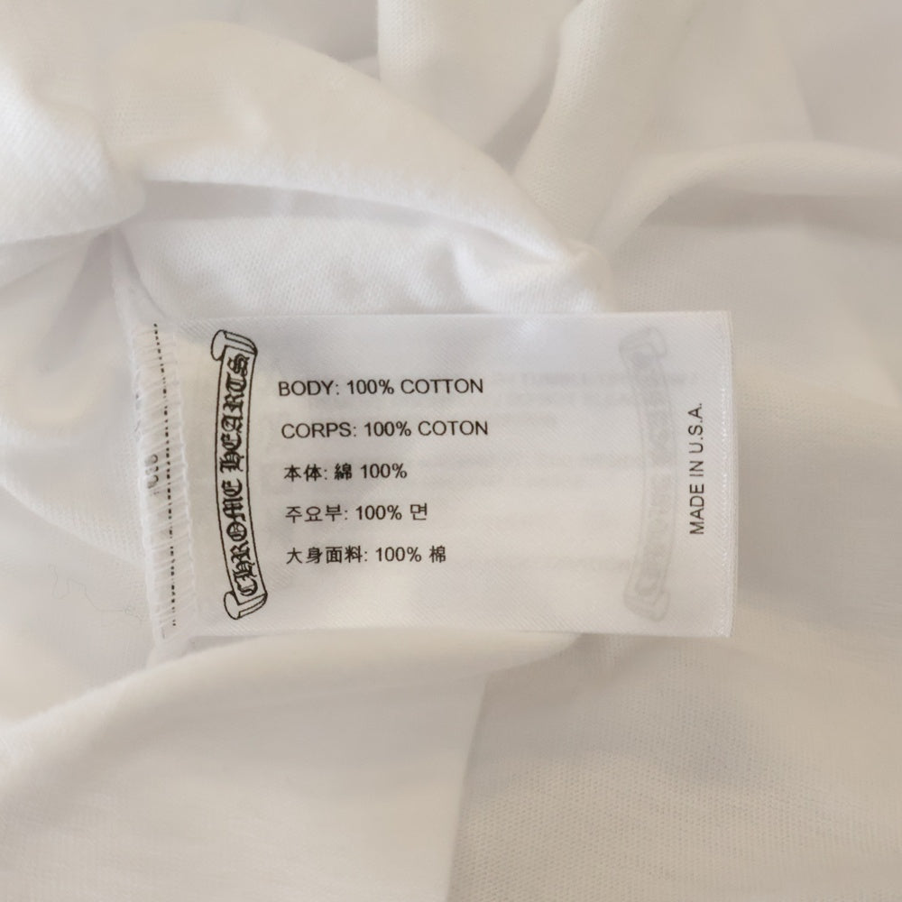 CHROME HEARTS(クロムハーツ) Horseshoe S/S Tee ホースシューロゴ半袖Tシャツ ホワイト