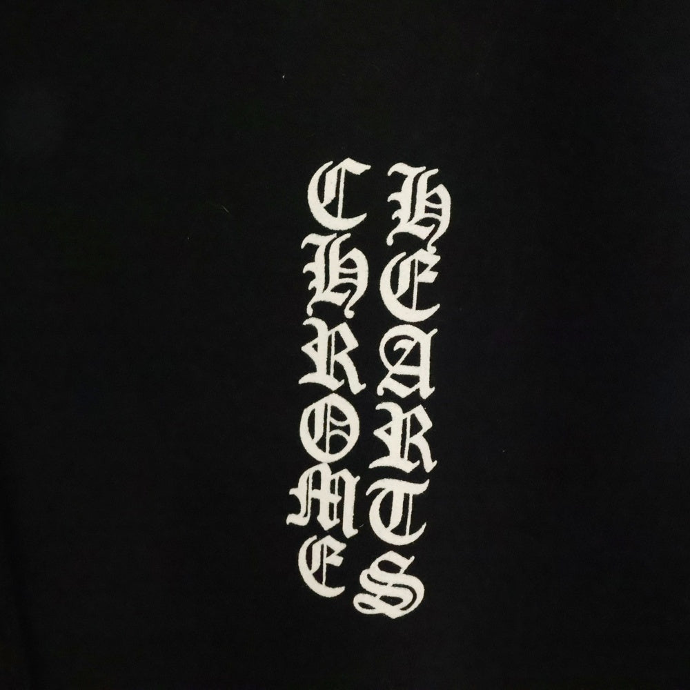 CHROME HEARTS(クロムハーツ) SWTSHRT PLVR アームロゴプリントプルオーバーパーカー ブラック
