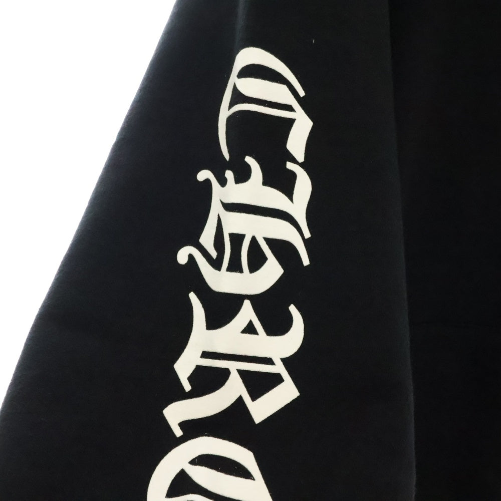 CHROME HEARTS(クロムハーツ) SWTSHRT PLVR アームロゴプリントプルオーバーパーカー ブラック