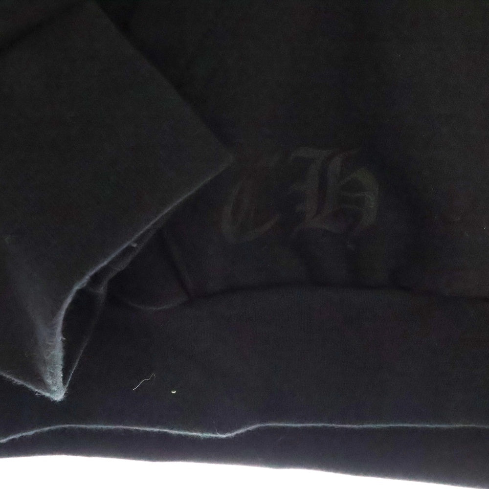 CHROME HEARTS(クロムハーツ) SWTSHRT PLVR アームロゴプリントプルオーバーパーカー ブラック