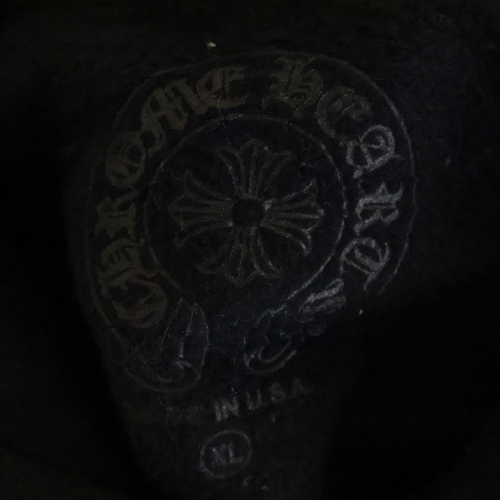 CHROME HEARTS(クロムハーツ) SWTSHRT PLVR アームロゴプリントプルオーバーパーカー ブラック