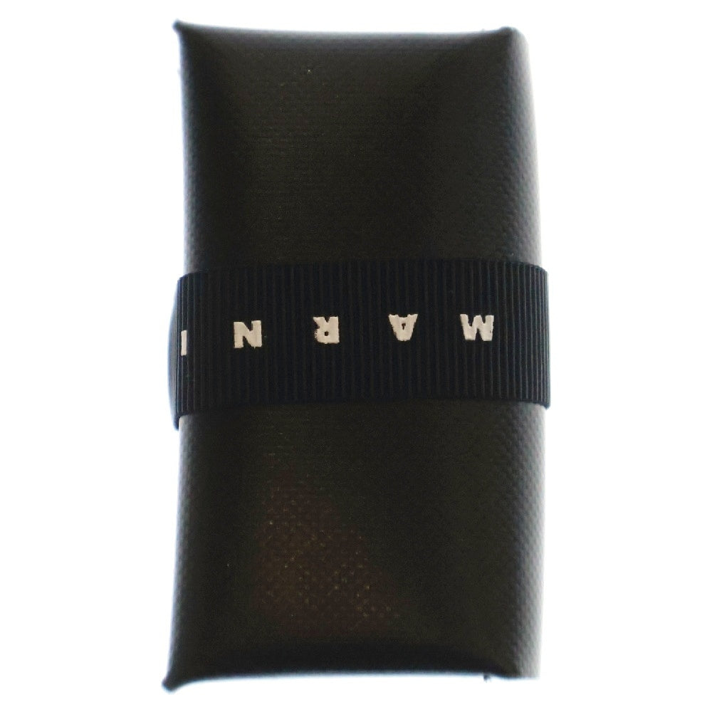 MARNI(マルニ) 24SS TRIFOLD PVC 三つ折りウォレット 財布 ブラック PFMI0007U10