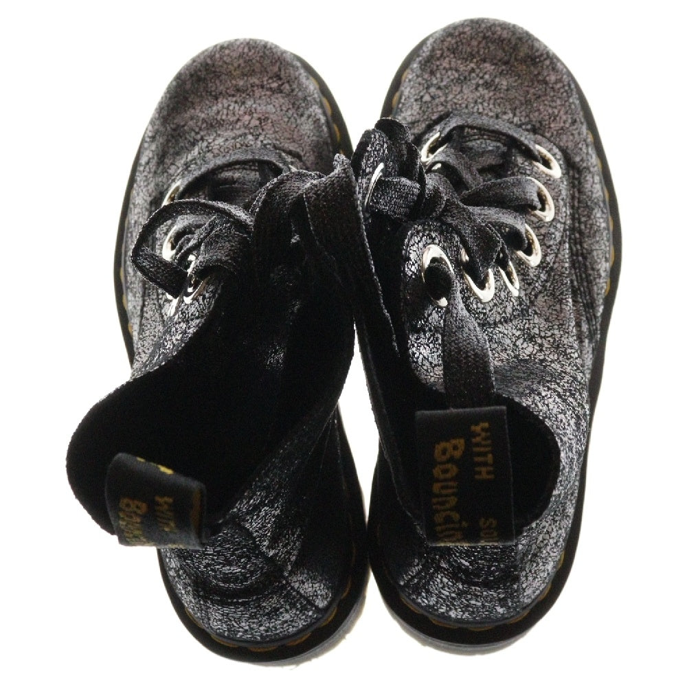 Dr.Martens(ドクターマーチン) MOLLY 6ホール ラバーアウトソール ハイカット ブーツ ブラック AW006 KV09U