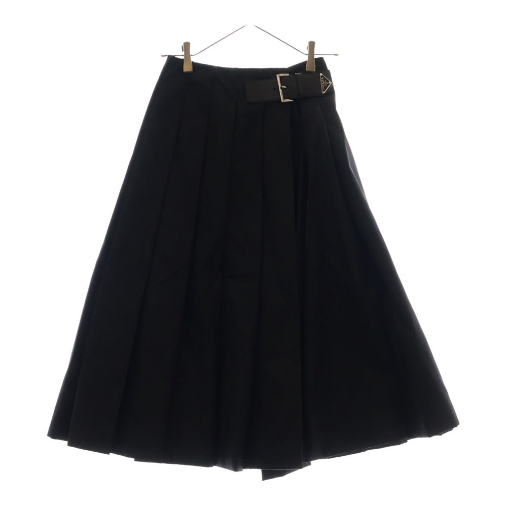 PRADA(プラダ) Re-Nylon リナイロン プリーツスカート ブラック レディース 21X922 S222 1WQ8