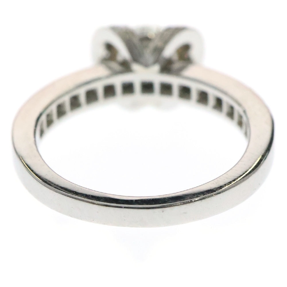 TIFFANY & Co.(ティファニー) リボンソリティアリング Pt950 シルバー 5号