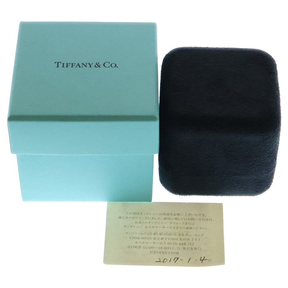 TIFFANY & Co.(ティファニー) リボンソリティアリング Pt950 シルバー 5号