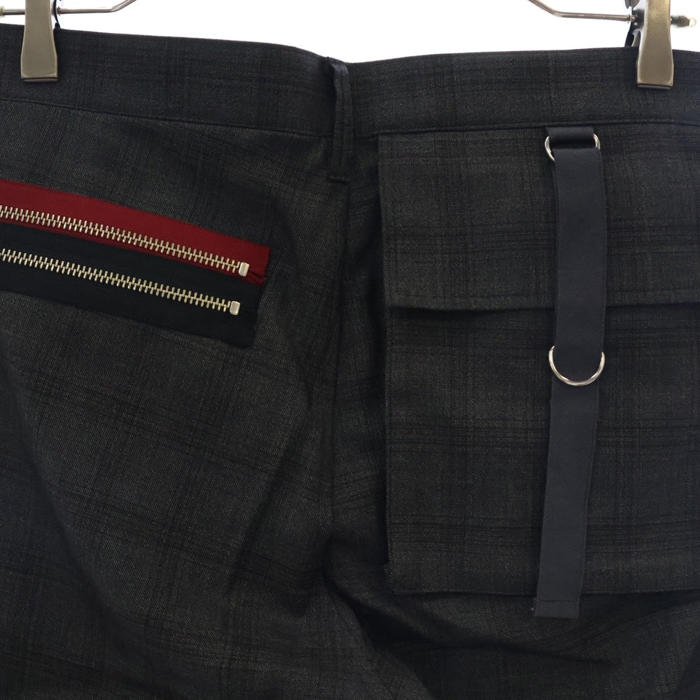 UNDERCOVER(アンダーカバー) 19SS ジップボンテージスリムストレッチ スキニーパンツ ブラック UCW4512-3