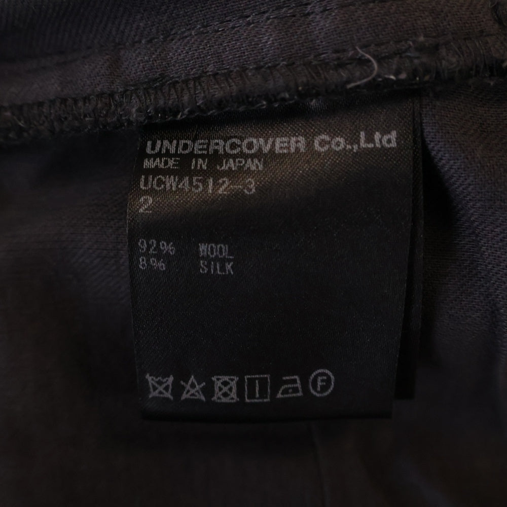 UNDERCOVER(アンダーカバー) 19SS ジップボンテージスリムストレッチ スキニーパンツ ブラック UCW4512-3
