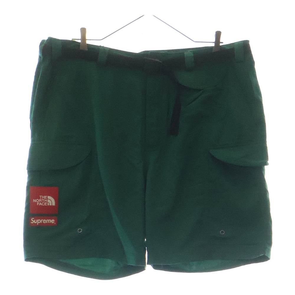 SUPREME(シュプリーム) ×THE NORTH FACE 22SS Trekking Short トレッキング パッカブル ベルテッド ショート パンツ グリーン NB02207I
