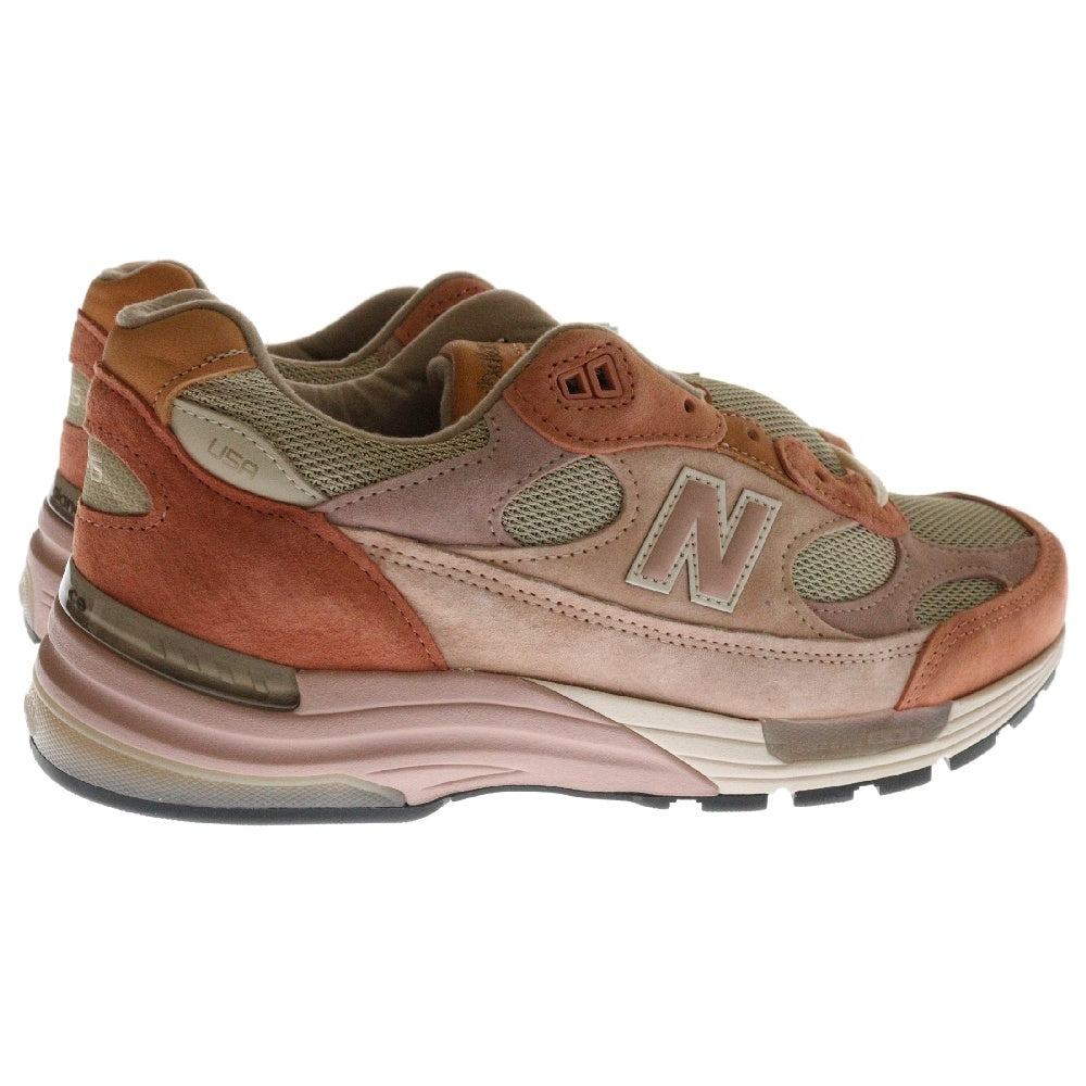 New Balance(ニューバランス) ×Joe Freshgoods U992JG1 ローズスモーク ミスティローズ ローカットスニーカー オレンジ