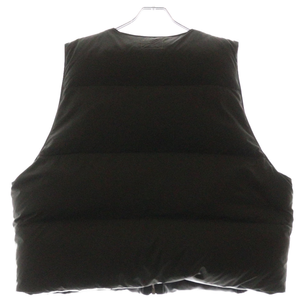 MLVINCE(メルヴィンス) LIMONTA REVERSIBLE DOWN VEST BLACK リバーシブル リモンタダウンベスト ライトアウター ブラック