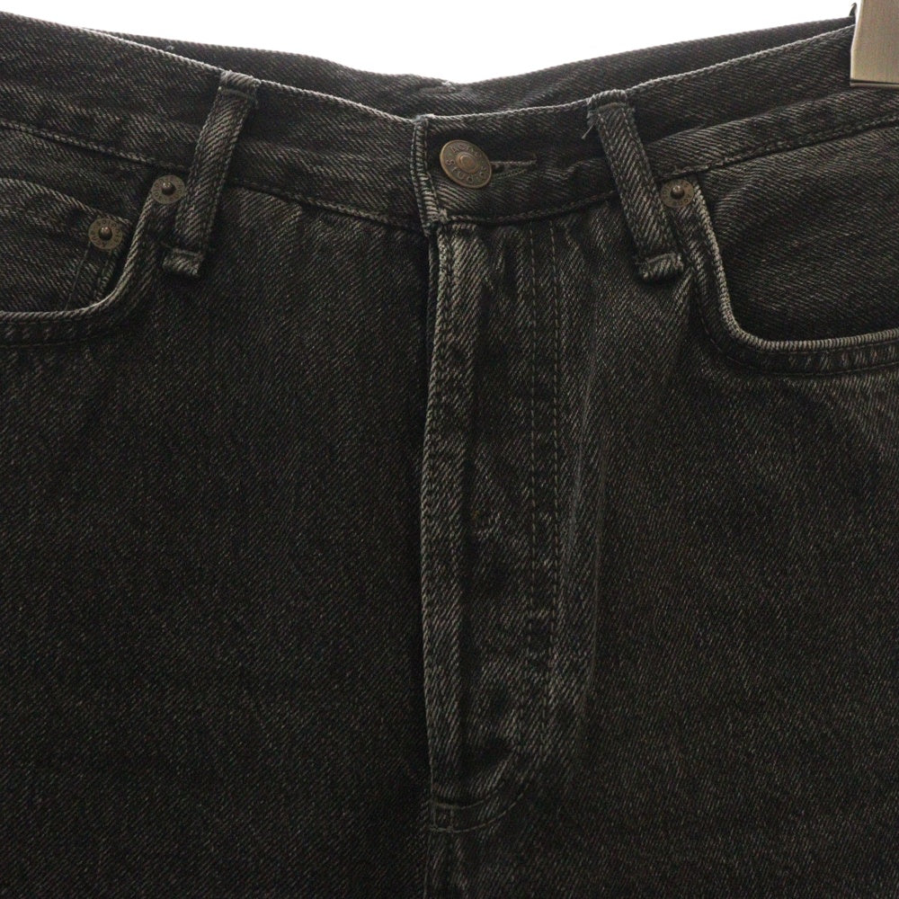Acne Studios(アクネ ストゥディオズ) BOOTCUT FIT DENIM PANTS ブーツカットフレア ブラックデニムパンツ ブラック B00272-