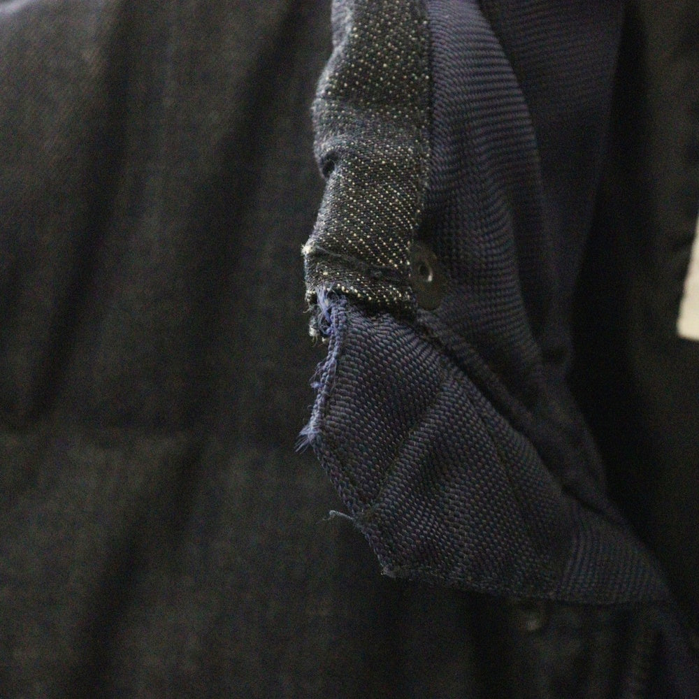 G-STAR RAW(ジースターロウ) デニム切り替え ジップアップ ダウンジャケット ネイビー 82253D 001