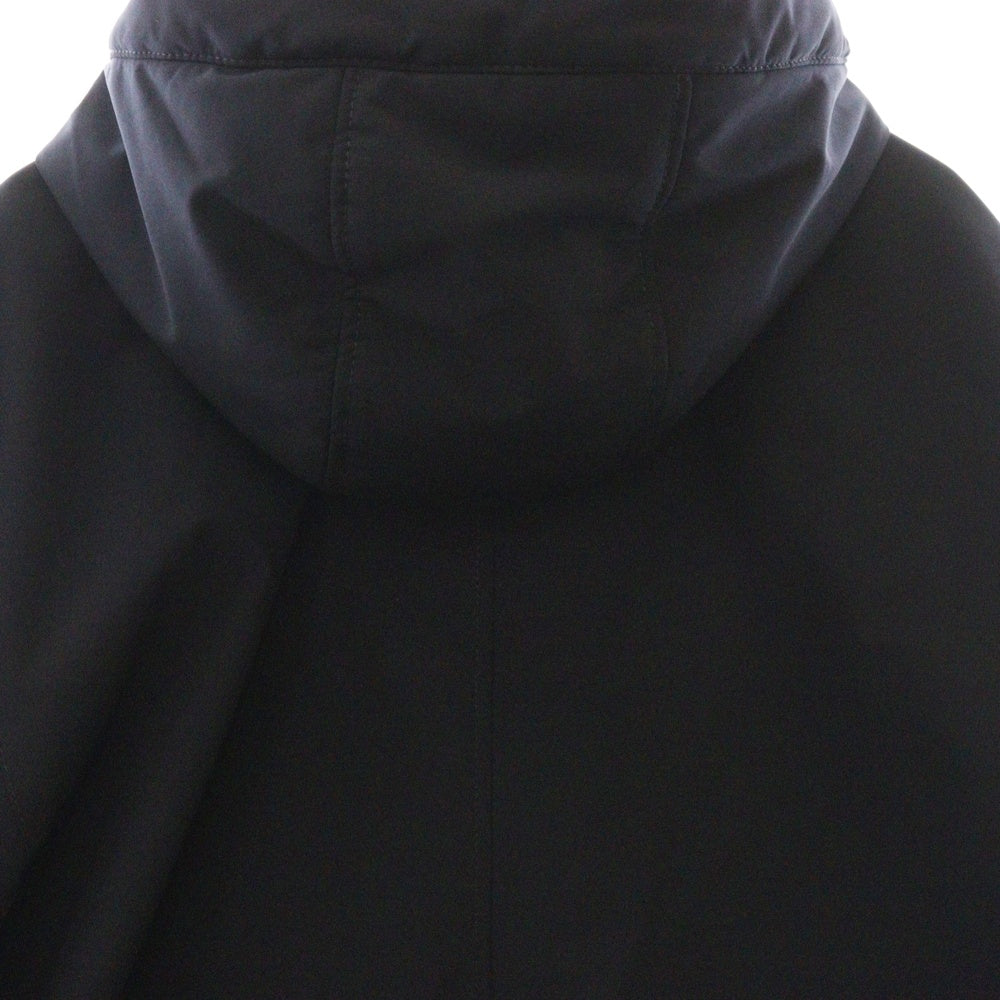STONE ISLAND(ストーンアイランド) ロゴワッペン付き ジップアップ ダウンジャケット ネイビー 771540527