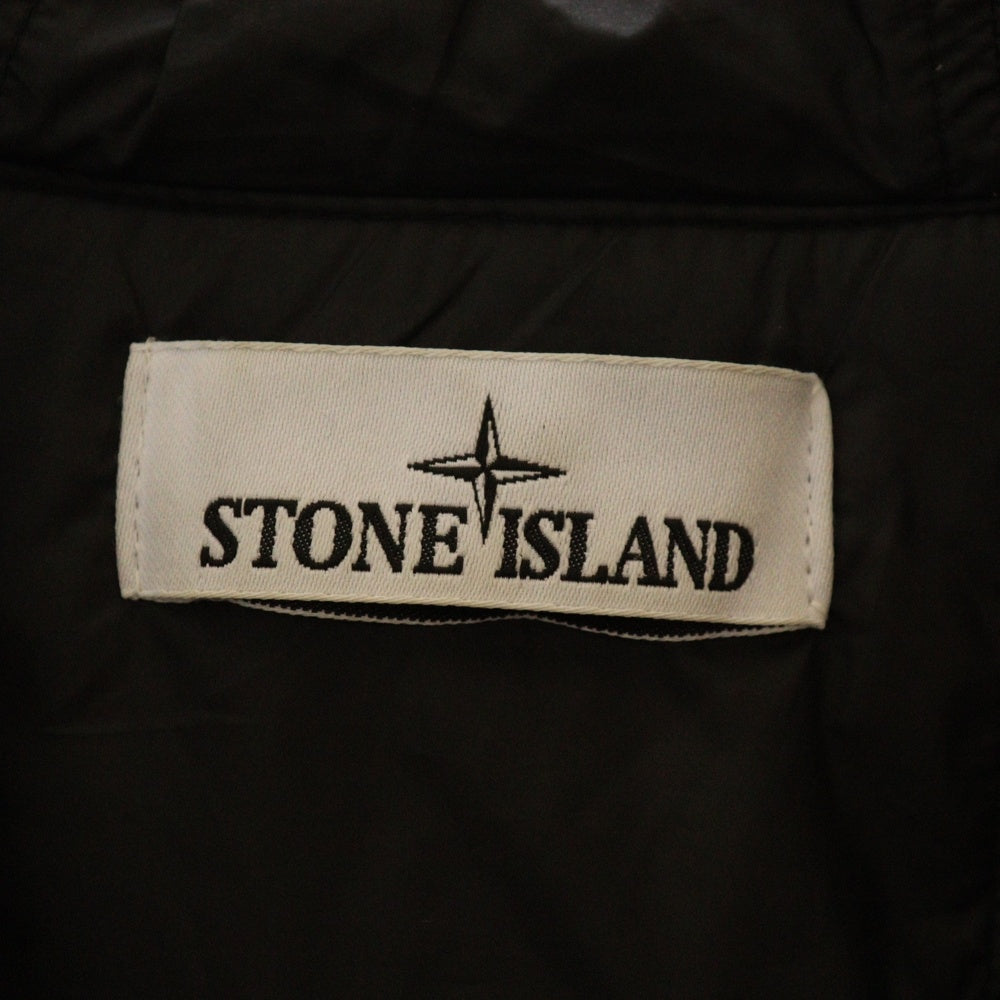 STONE ISLAND(ストーンアイランド) ロゴワッペン付き ジップアップ ダウンジャケット ネイビー 771540527