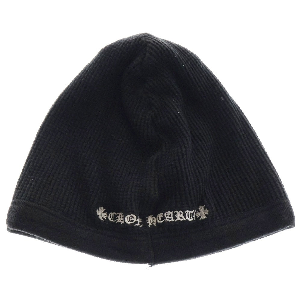 CHROME HEARTS(クロムハーツ) THERMAL BEANIE CH PLUS サーマルビーニー CHプラス刺繍 ニットキャップ 帽子 ブラック
