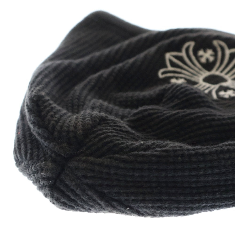 CHROME HEARTS(クロムハーツ) THERMAL BEANIE CH PLUS サーマルビーニー CHプラス刺繍 ニットキャップ 帽子 ブラック