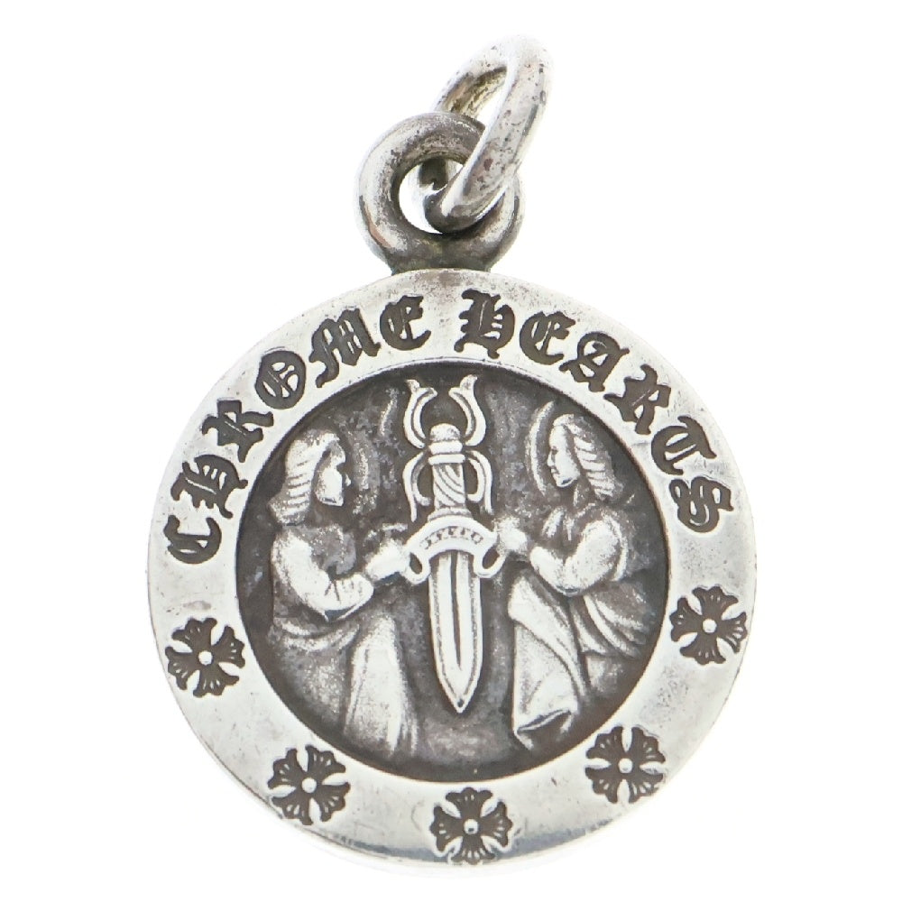 CHROME HEARTS(クロムハーツ) CHRM ANGL MDL V2 エンジェルメダルチャーム ペンダントトップ シルバーBCA229