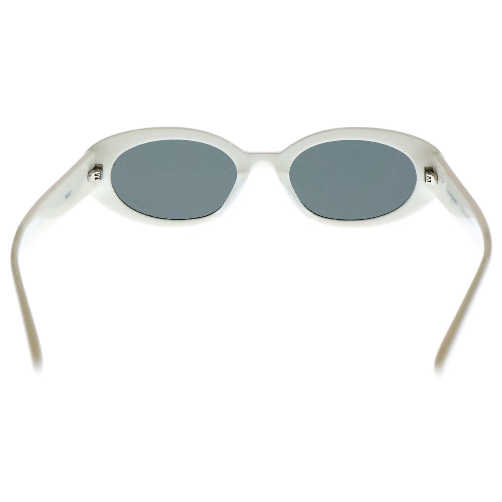 GENTLE MONSTER(ジェントルモンスター) ×Maison Margiela MM107 メゾンマルジェラ オーバルシェイプ カラーレンズサングラス 眼鏡 ホワイト