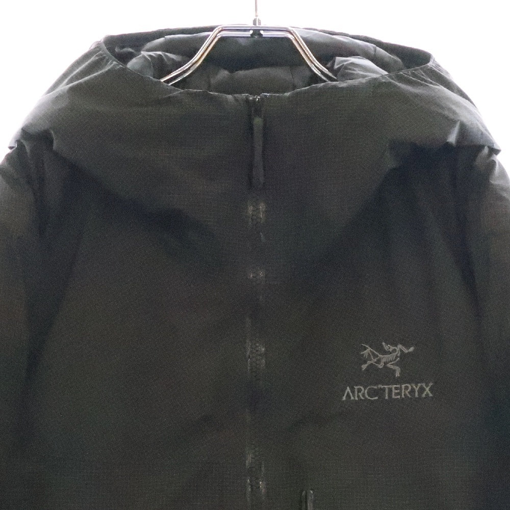 ARC'TERYX(アークテリクス) Alpha Lightweight Parka フロントロゴ刺繍 フード付 ダウンジャケット グレー X000006508-0924X000006508