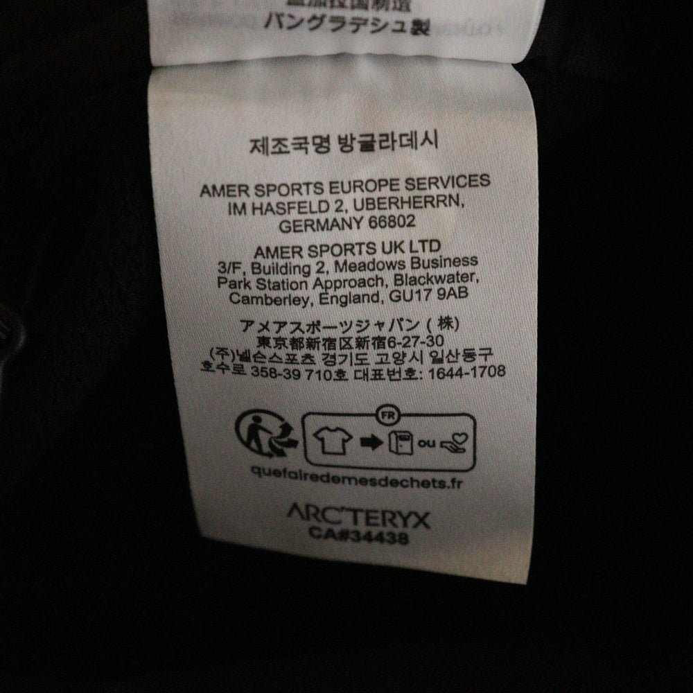 ARC'TERYX(アークテリクス) Atom Hoody W アトム フード付 ダウンジャケット ブラック X000006780-0324X000006780