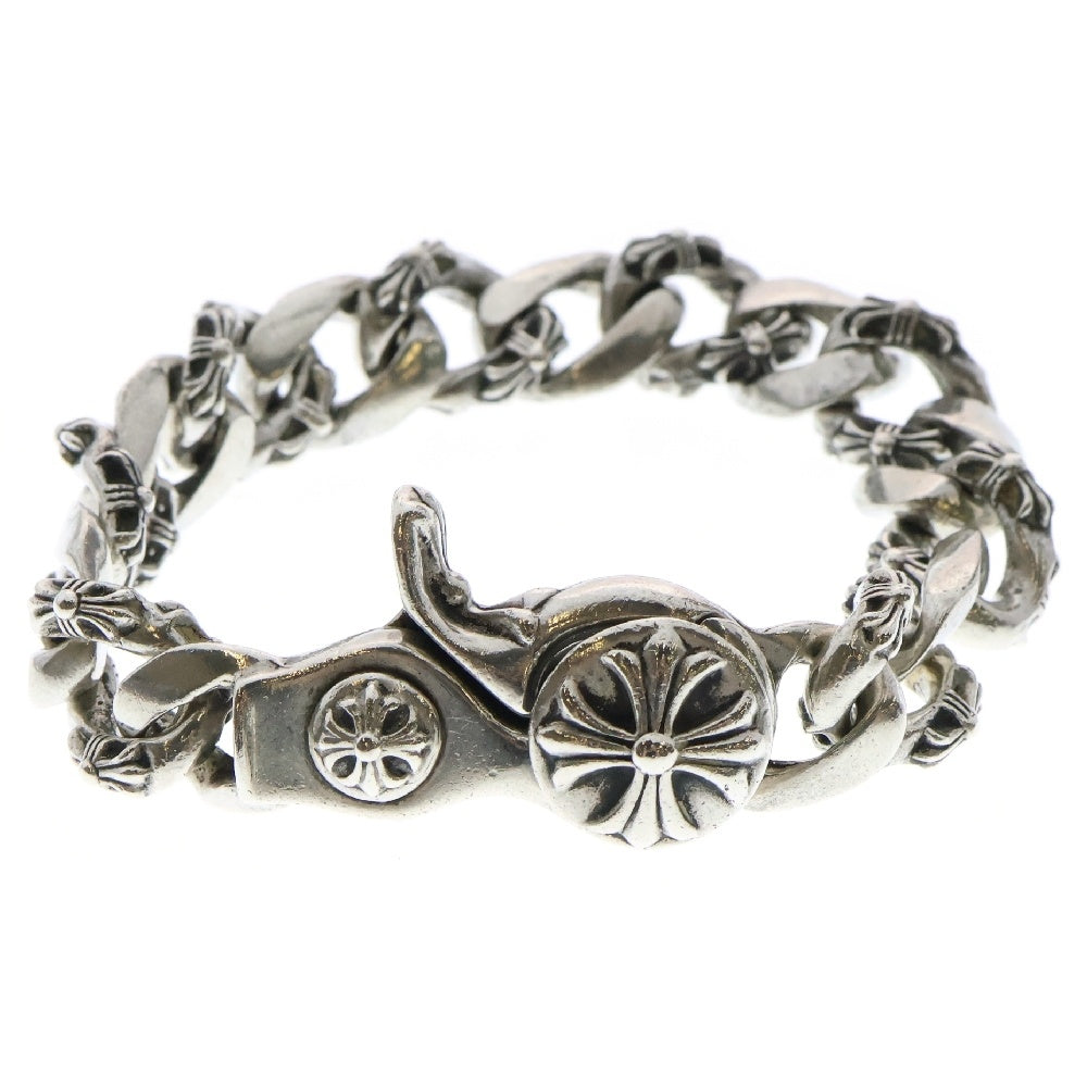 CHROME HEARTS(クロムハーツ) FNCY CHN LNK ファンシーリンククリップブレスレット 15リンク シルバー BCA145