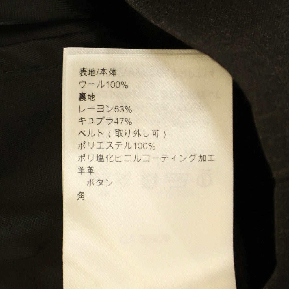 LOUIS VUITTON(ルイヴィトン) 24AW モノグラム柄ドローコード付き ウールスラックスパンツ レディース グレー RW242WW FEL FRPT14