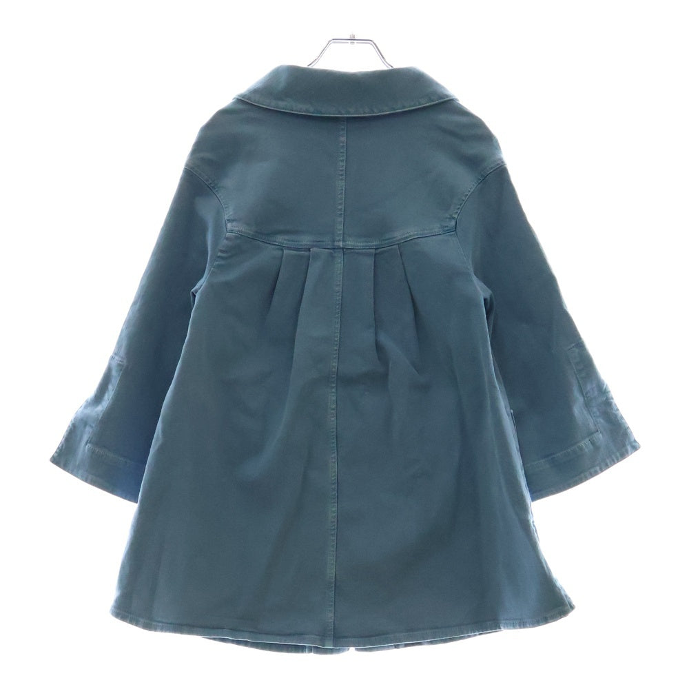 CHANEL(シャネル) デニム素材 ココマークボタン ジップアップドレス ワンピース レディース ブルー P56543V42677