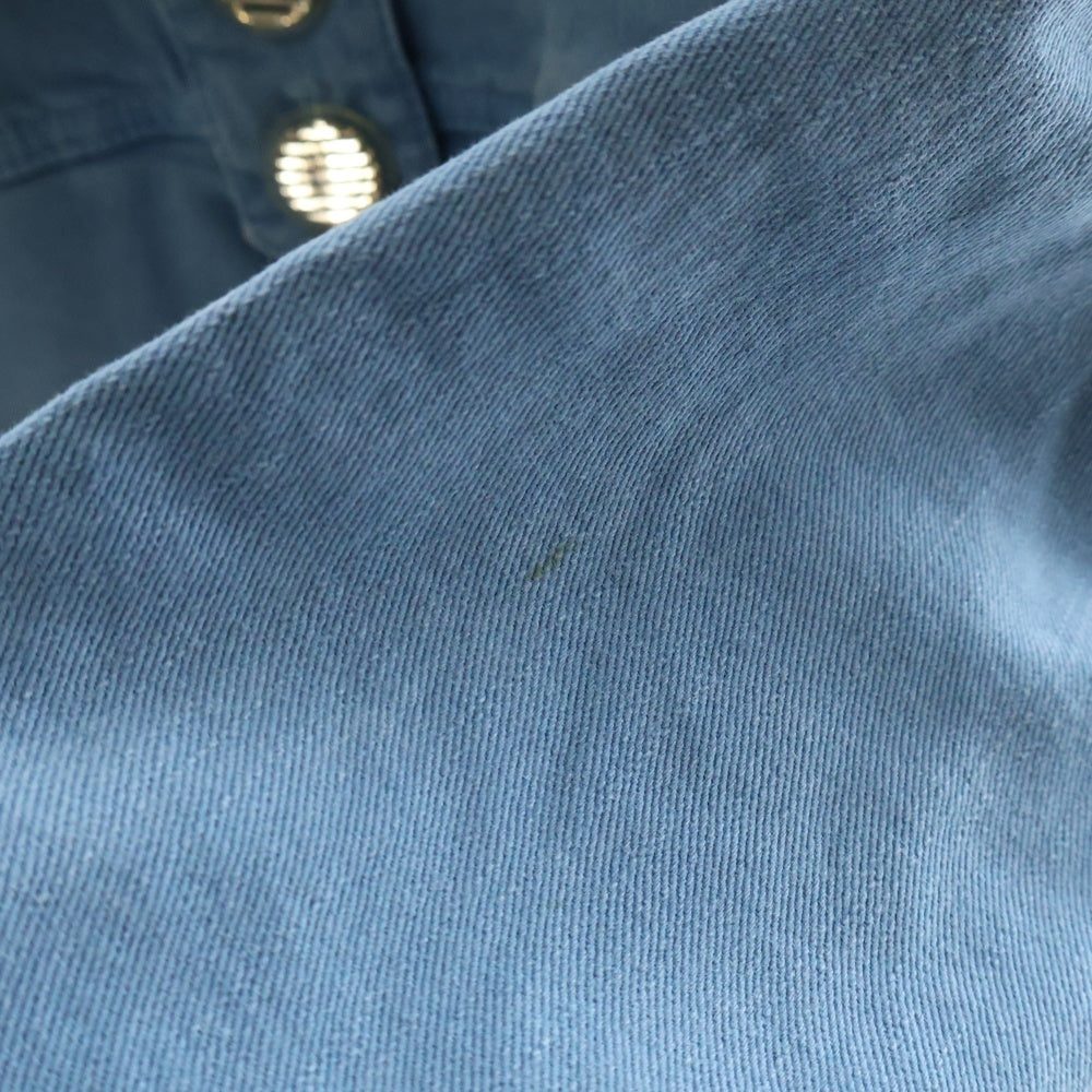 CHANEL(シャネル) デニム素材 ココマークボタン ジップアップドレス ワンピース レディース ブルー P56543V42677