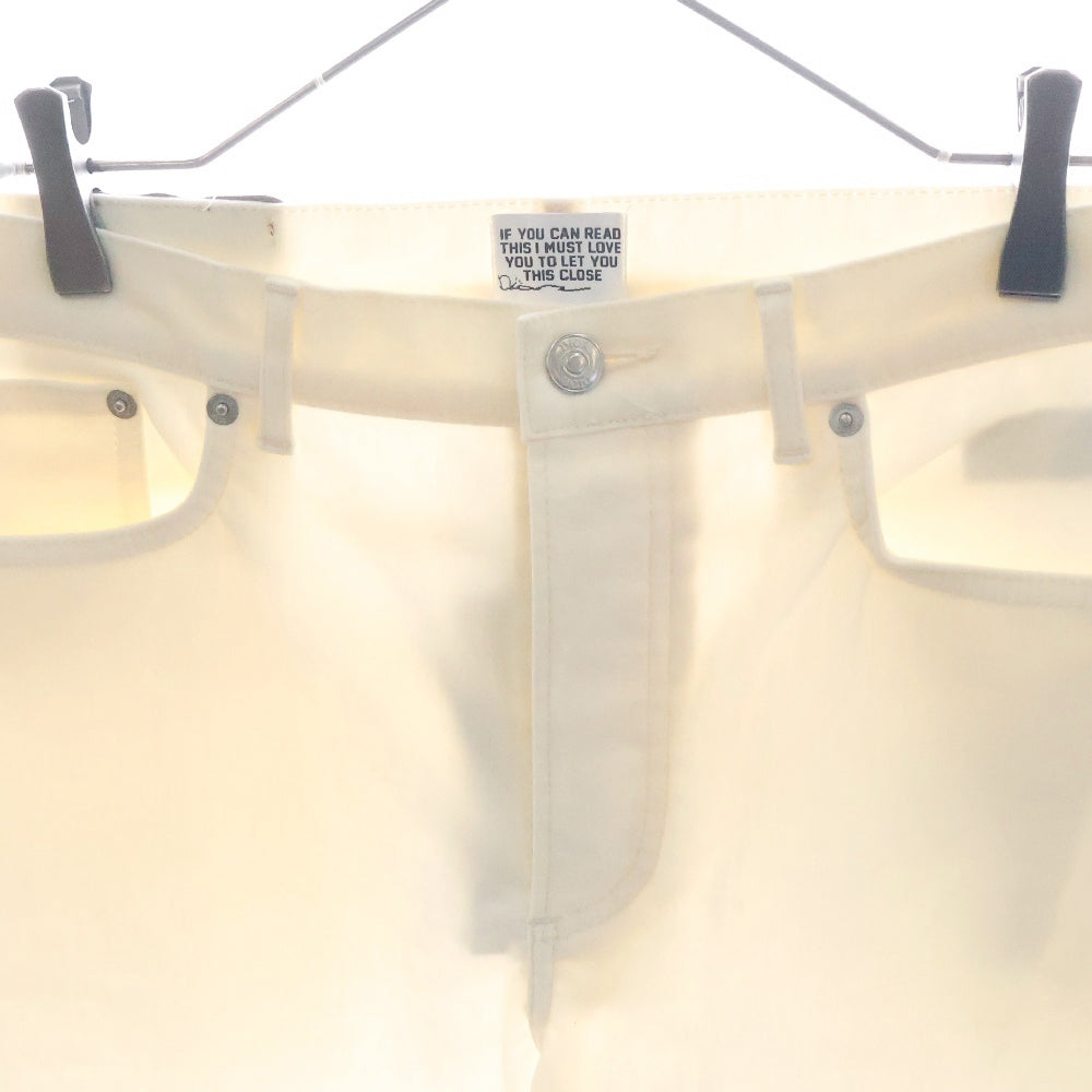 DIOR(ディオール) 22AW ×Travis Scott Cactus Jack カクタスジャック スリムフィットジーンズ パンツ トラヴィススコット アイボリー 193D011EY512