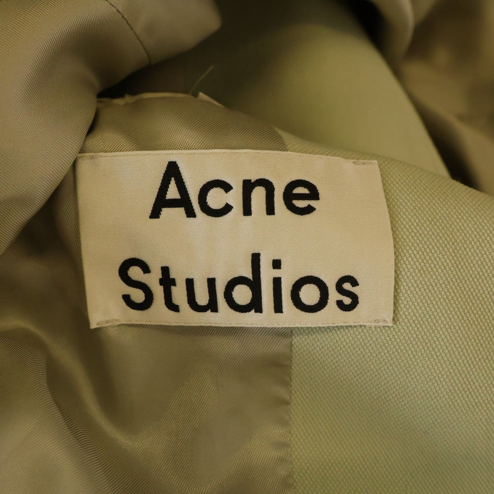 Acne Studios(アクネ ストゥディオズ) ダブル ブレスド テーラードジャケット グリーン FW-WN-SUIT000123 レディース