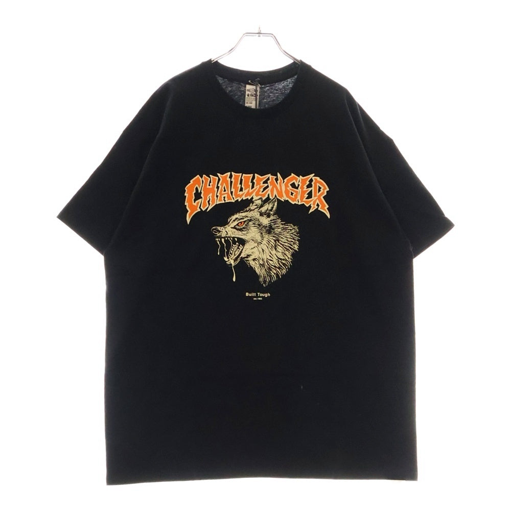 CHALLENGER(チャレンジャー) ZOMBIE WOLF TEE ゾンビウルフ プリントTシャツ プリントTシャツ CLG-TS-023-007 ブラック