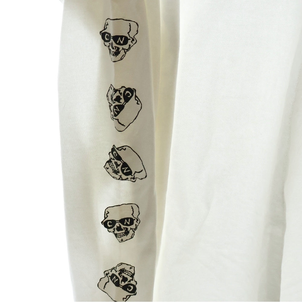 CHALLENGER(チャレンジャー) ×NEIGHBORHOOD 2021 MIX LOGO SKULL L/S TEE ネイバーフッド ミックスロゴ スカル カットソー CLG-TS-021-049 ホワイト
