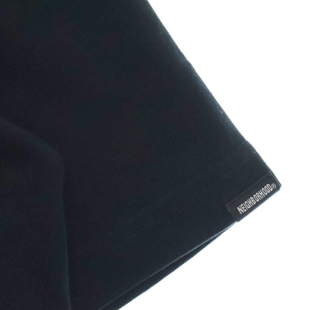 NEIGHBORHOOD(ネイバーフッド) 23SS ×YOHJI YAMAMOTO ヨウジヤマモト ロゴ プリントTシャツ ブラック