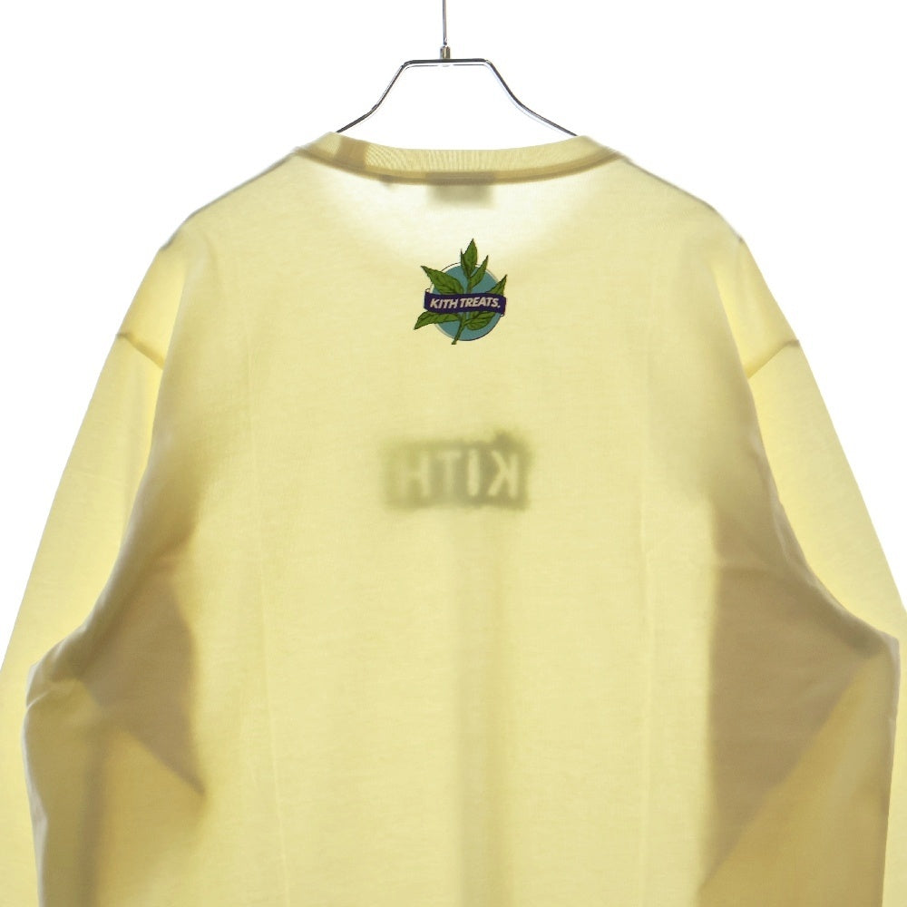 KITH(キス) Treats Matcha LS Tee 抹茶 ボックスロゴ カットソー KHT030049-104 ホワイト