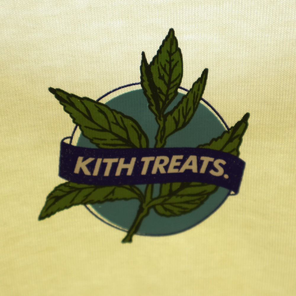 KITH(キス) Treats Matcha LS Tee 抹茶 ボックスロゴ カットソー KHT030049-104 ホワイト