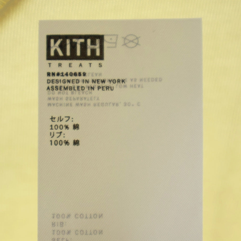 KITH(キス) Treats Matcha LS Tee 抹茶 ボックスロゴ カットソー KHT030049-104 ホワイト