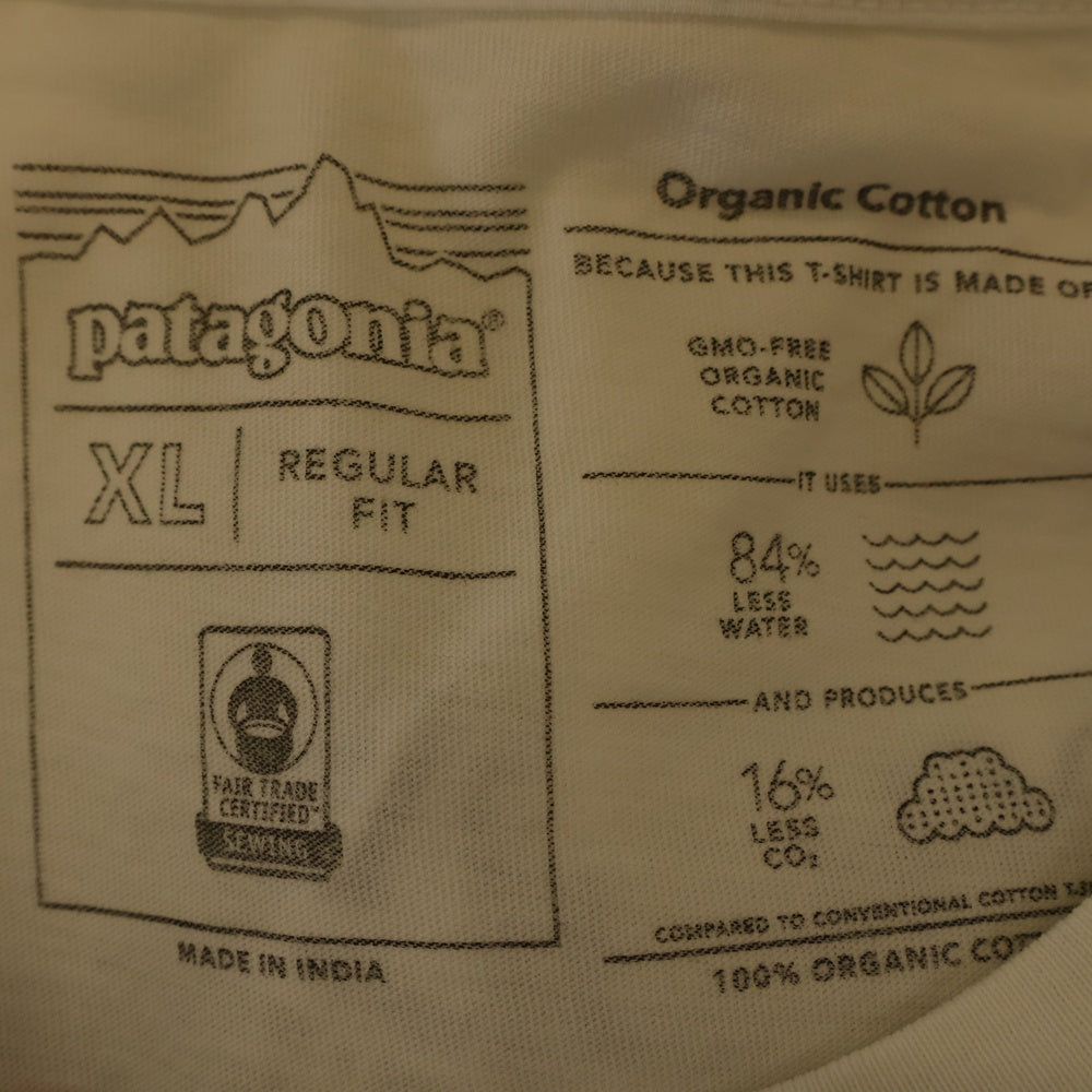 PATAGONIA(パタゴニア) P-6 MISSION ORGANIC T-SHIRT P-6ミッション オーガニック Tシャツ 37529 ホワイト