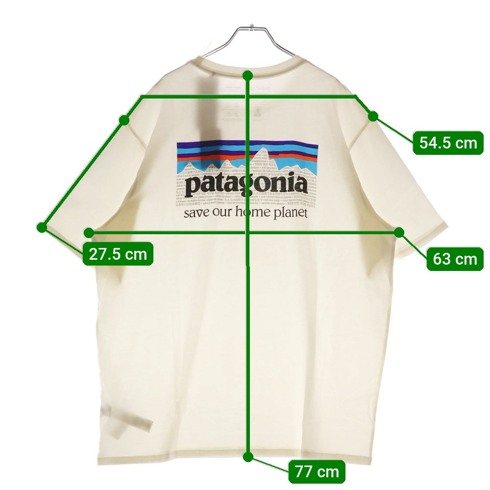 PATAGONIA(パタゴニア) P-6 MISSION ORGANIC T-SHIRT P-6ミッション オーガニック Tシャツ 37529 ホワイト