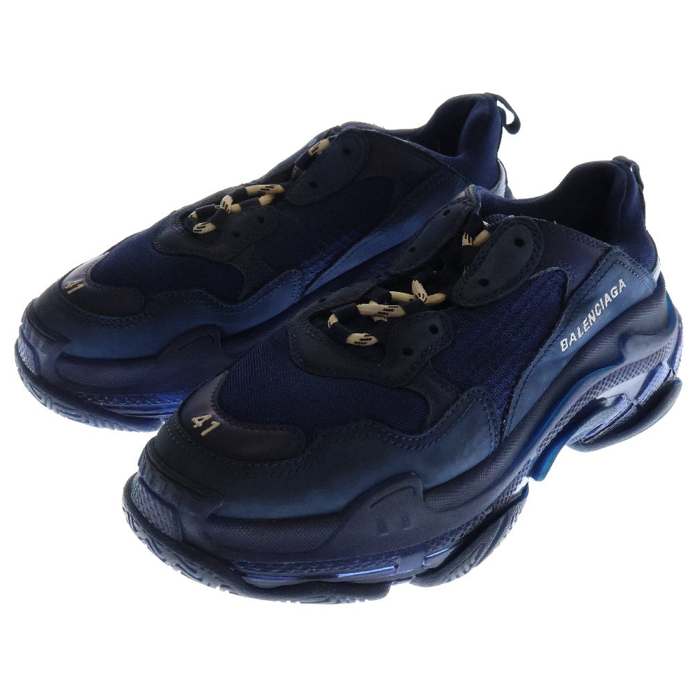 BALENCIAGA(バレンシアガ) TRIPLE S CLEAR SOLE TRAINER トリプルS トレーナー ダッドスニーカー ブルー 541624