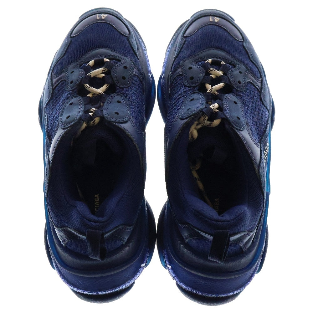 BALENCIAGA(バレンシアガ) TRIPLE S CLEAR SOLE TRAINER トリプルS トレーナー ダッドスニーカー ブルー 541624