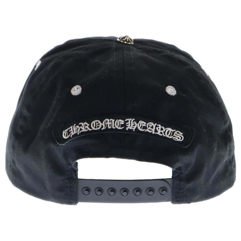 CHROME HEARTS(クロムハーツ) GAS STATION CAP セメタリークロス刺繍 ガスステーションキャップ 帽子 ブラック