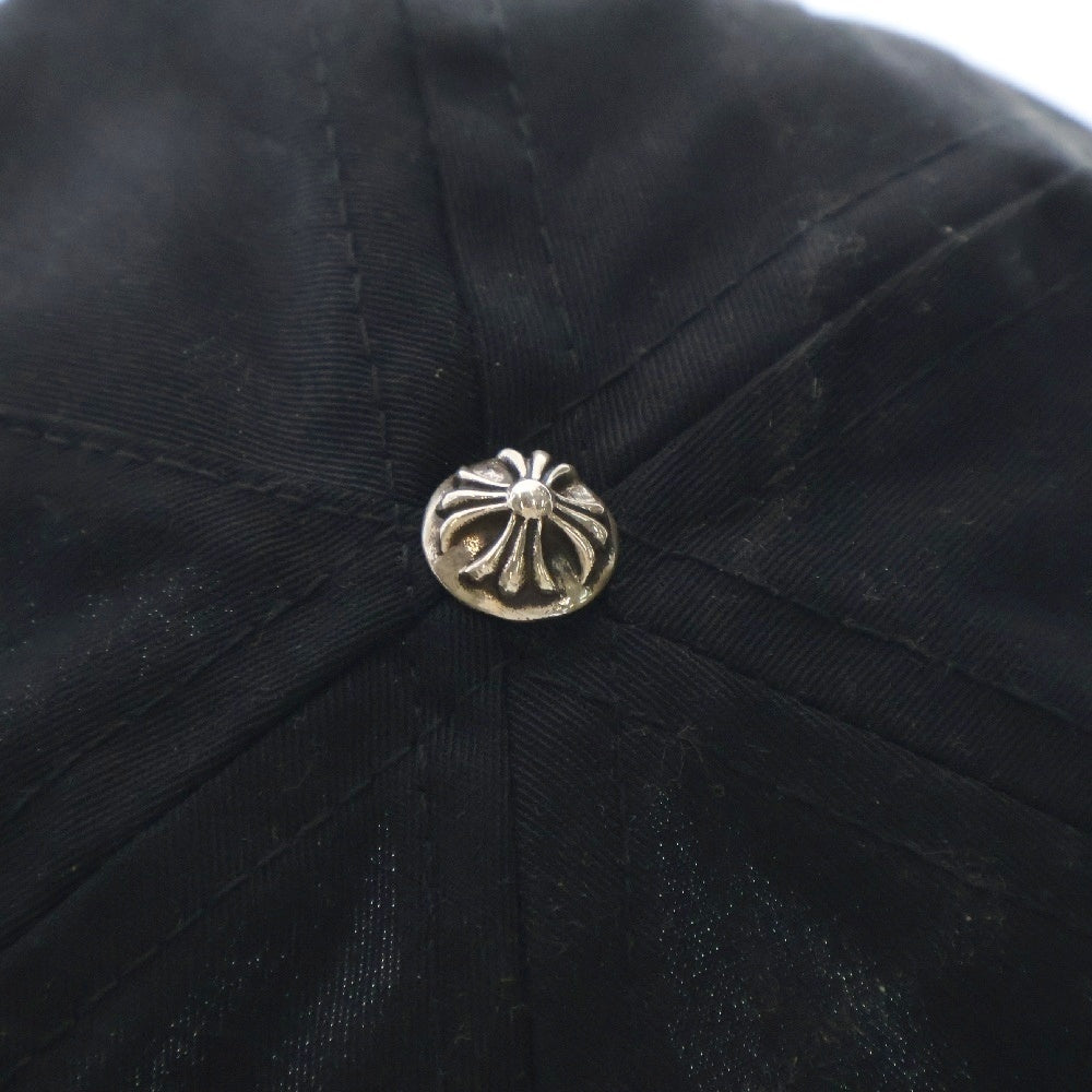 CHROME HEARTS(クロムハーツ) GAS STATION CAP セメタリークロス刺繍 ガスステーションキャップ 帽子 ブラック