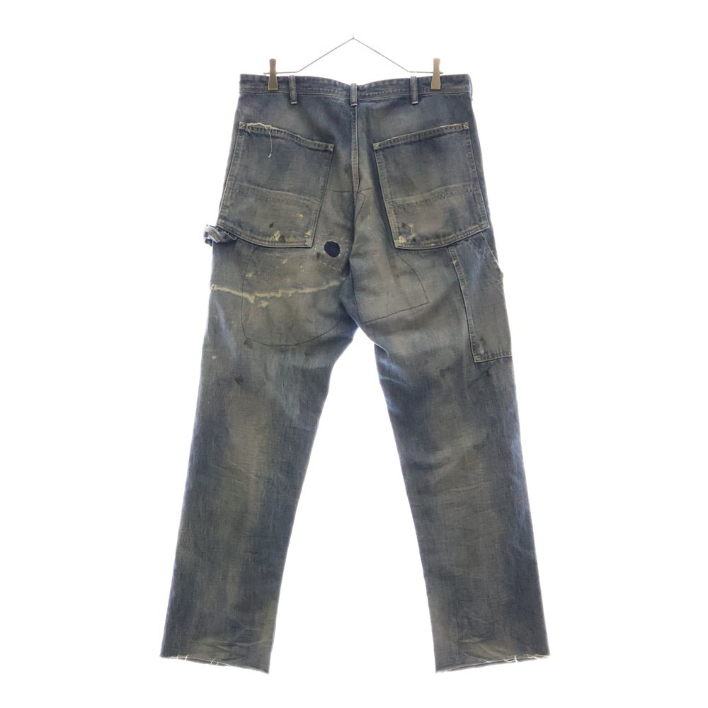 SAINT MICHAEL(セントマイケル) DENIM PANTS PAINTER ヴィンテージ加工 デニムペインターパンツ インディゴ SM-YS8-0000-051