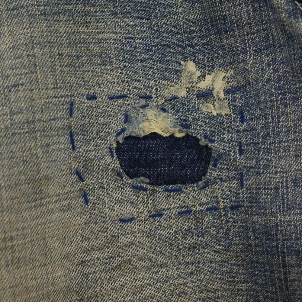 SAINT MICHAEL(セントマイケル) DENIM PANTS PAINTER ヴィンテージ加工 デニムペインターパンツ インディゴ SM-YS8-0000-051