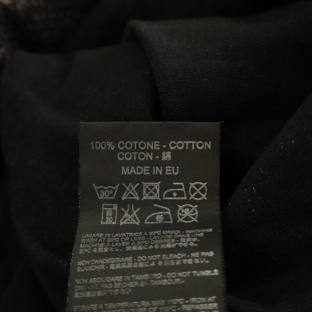 MARCELO BURLON(マルセロバーロン) GUANAJAY ドクロ総柄 クルーネック 半袖Tシャツ ブラック
