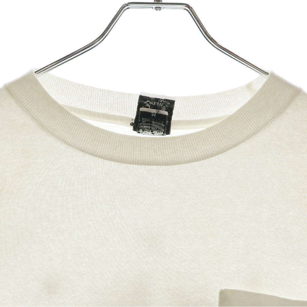 CHROME HEARTS(クロムハーツ) OLD フロントポケットCHプリント クルーネック 長袖Tシャツ ホワイト