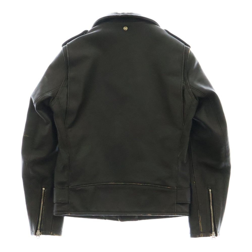 SCHOTT(ショット) 110周年限定 ONESTAR RIDERS 110TH LIMITED ワンスター レザー ダブルライダース ライダースジャケット 7823250078 ブラック